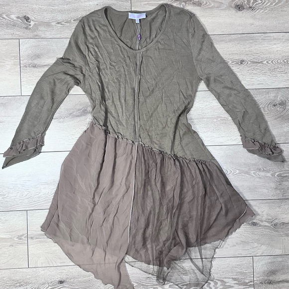 Pretty Angel Navy Blue Layered Tunic Top - Picture 14 of 14